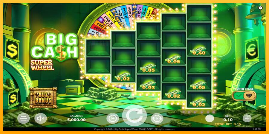 Big Cash Super Wheel automat për para të vërteta, foto 2