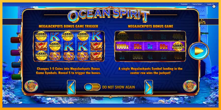 Ocean Spirit MegaJackpots automat për para të vërteta, foto 2