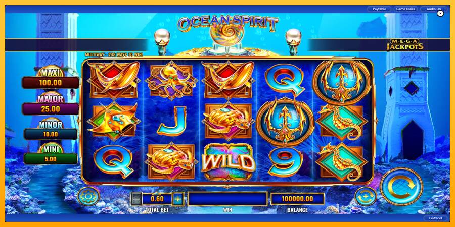 Ocean Spirit MegaJackpots automat për para të vërteta, foto 3