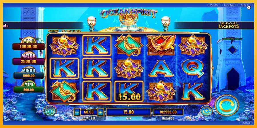 Ocean Spirit MegaJackpots automat për para të vërteta, foto 6