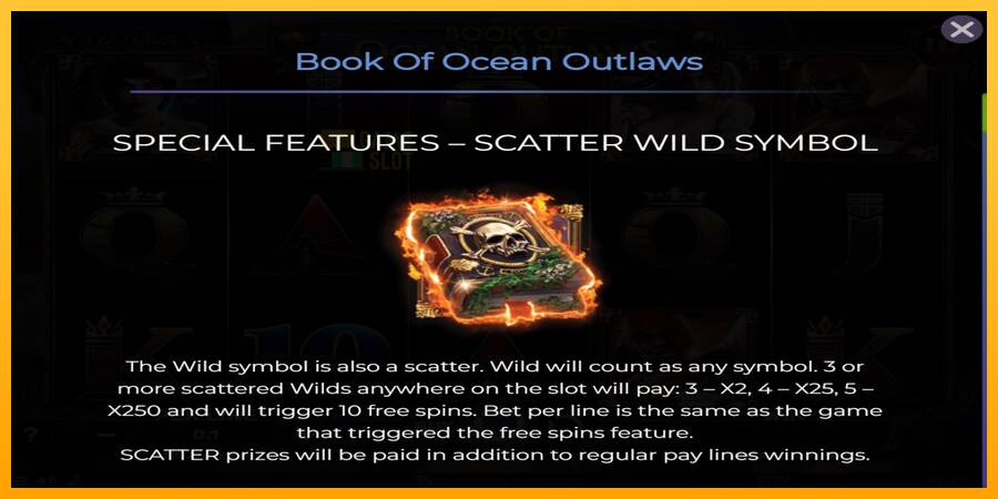 Book of Ocean Outlaws automat për para të vërteta, foto 4