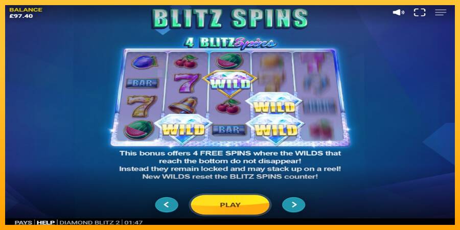 Diamond Blitz 2 automat për para të vërteta, foto 6