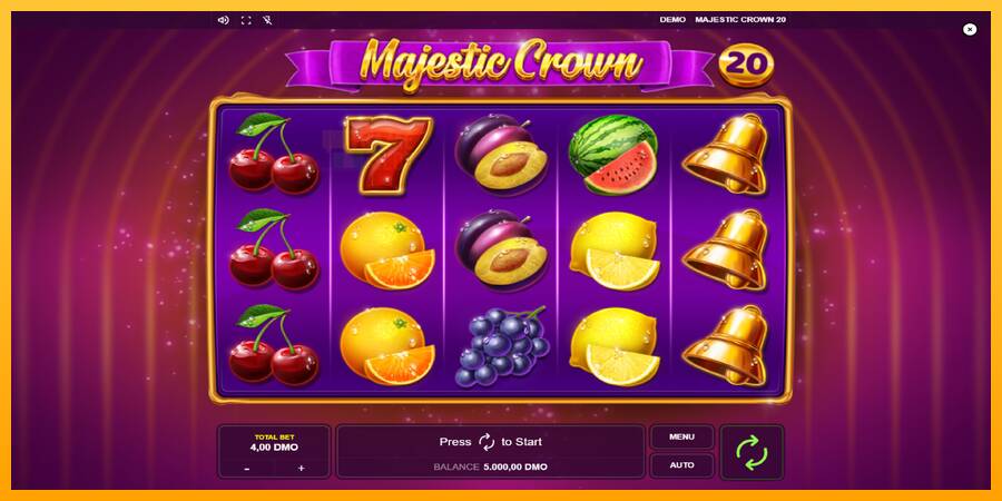 Majestic Crown 20 automat për para të vërteta, foto 1