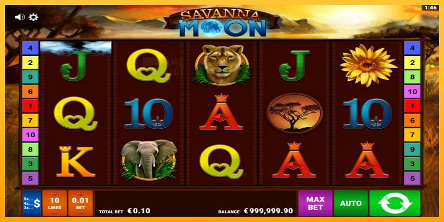 Savanna Moon automat për para të vërteta, foto 2