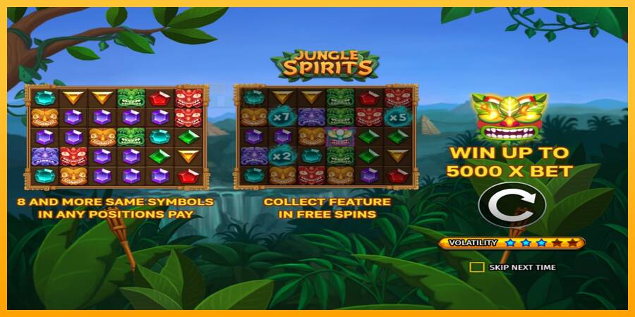 Jungle Spirits automat për para të vërteta, foto 1