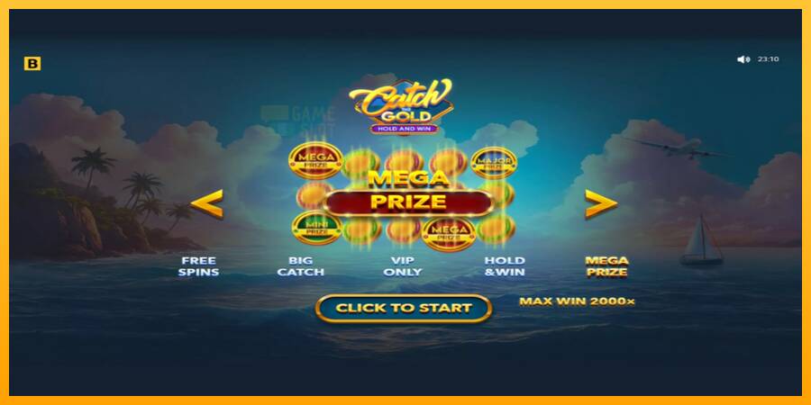 Catch The Gold Hold and Win automat për para të vërteta, foto 1