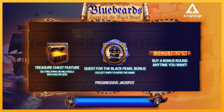 Bluebeard Quest for the Black Pearl automat për para të vërteta, foto 1