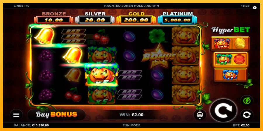 Haunted Joker Hold and Win automat për para të vërteta, foto 4