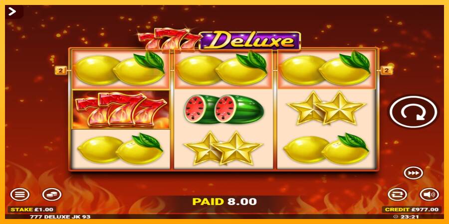 777 Deluxe Jackpot King automat për para të vërteta, foto 3