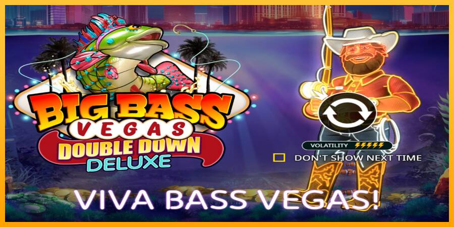 Big Bass Vegas Double Down Deluxe automat për para të vërteta, foto 1