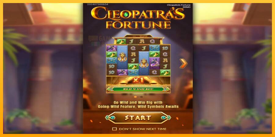 Cleopatras Fortune automat për para të vërteta, foto 1