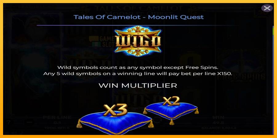 Tales of Camelot - Moonlit Quest automat për para të vërteta, foto 4