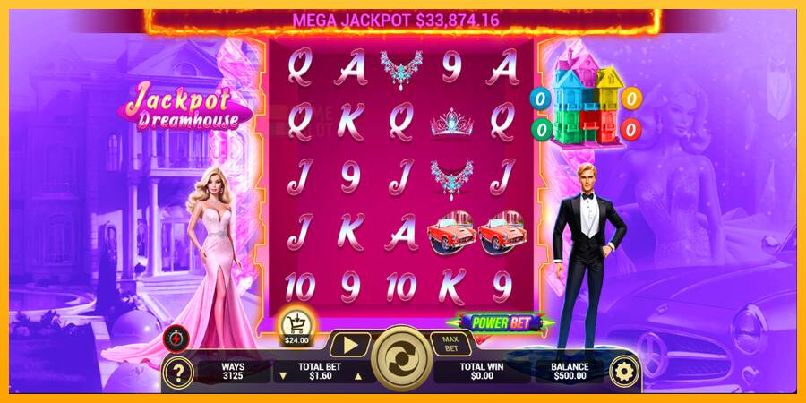 Jackpot Dreamhouse automat për para të vërteta, foto 2