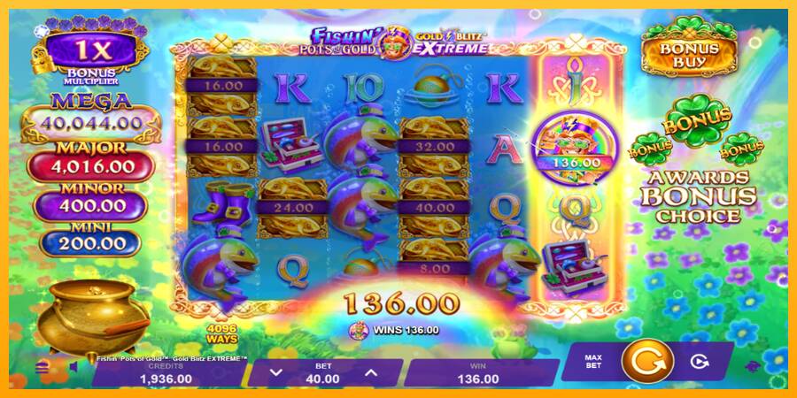 Fishin Pots of Gold: Gold Blitz Extreme automat për para të vërteta, foto 3