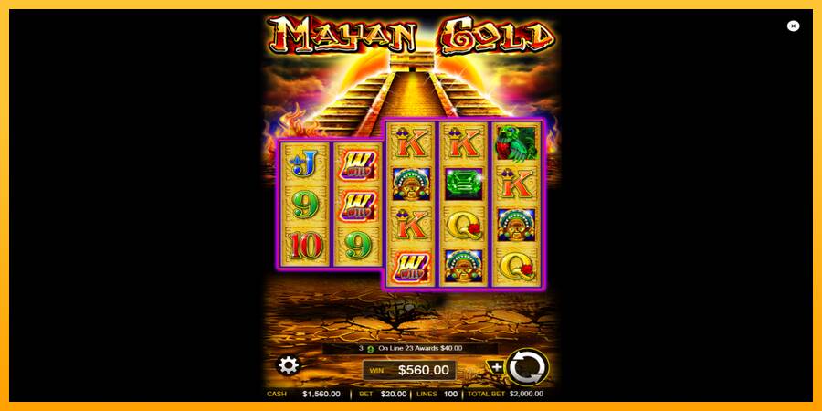 Mayan Gold automat për para të vërteta, foto 3