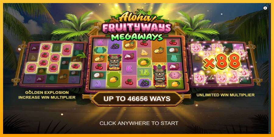 Aloha! Fruityways automat për para të vërteta, foto 1