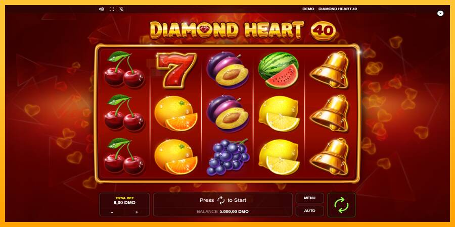 Diamond Heart 40 automat për para të vërteta, foto 1