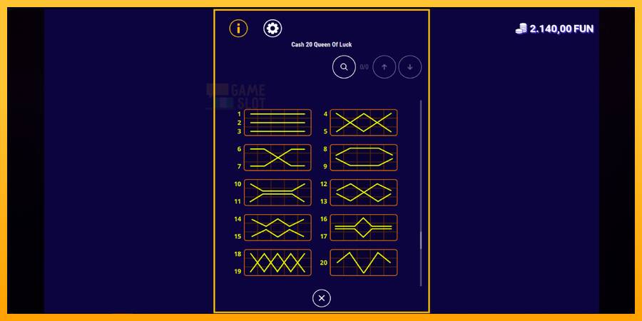 Cash 20 Queen of Luck automat për para të vërteta, foto 7