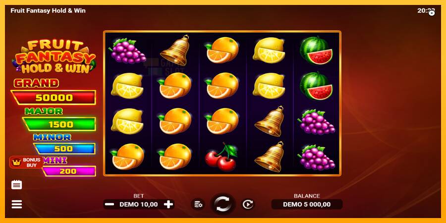 Fruit Fantasy Hold & Win automat për para të vërteta, foto 2