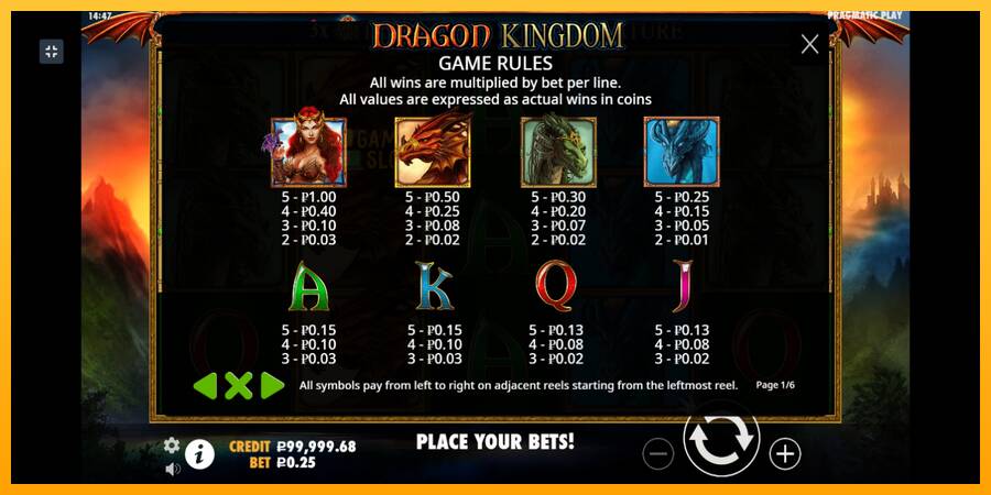 Dragon Kingdom automat për para të vërteta, foto 4