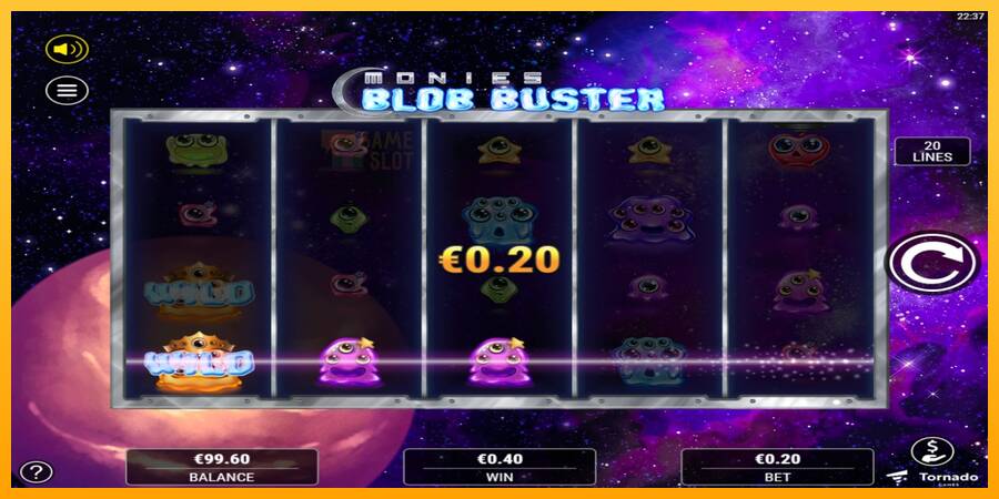 Monies Blob Buster automat për para të vërteta, foto 3