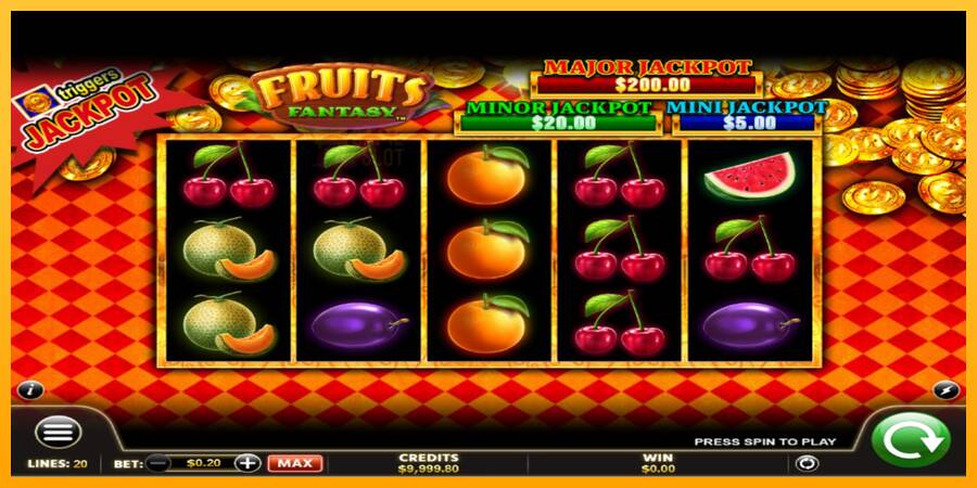 Fruits Fantasy automat për para të vërteta, foto 2