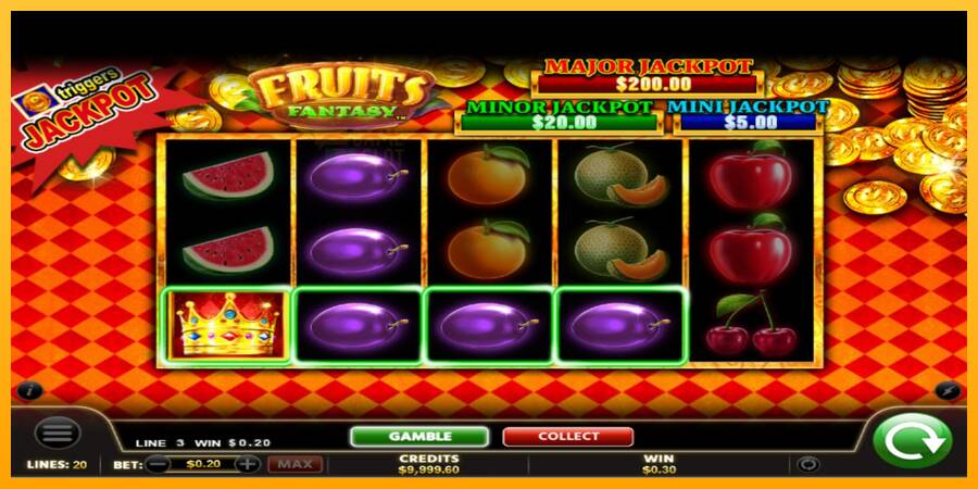 Fruits Fantasy automat për para të vërteta, foto 3