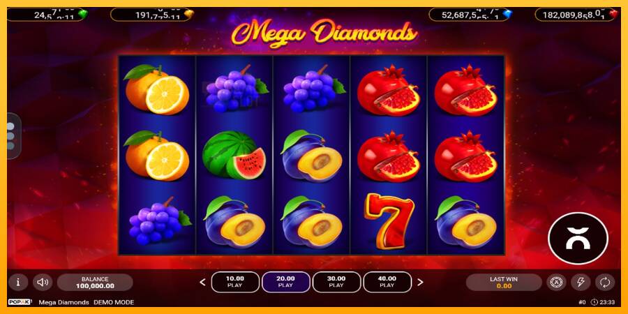 Mega Diamonds automat për para të vërteta, foto 1