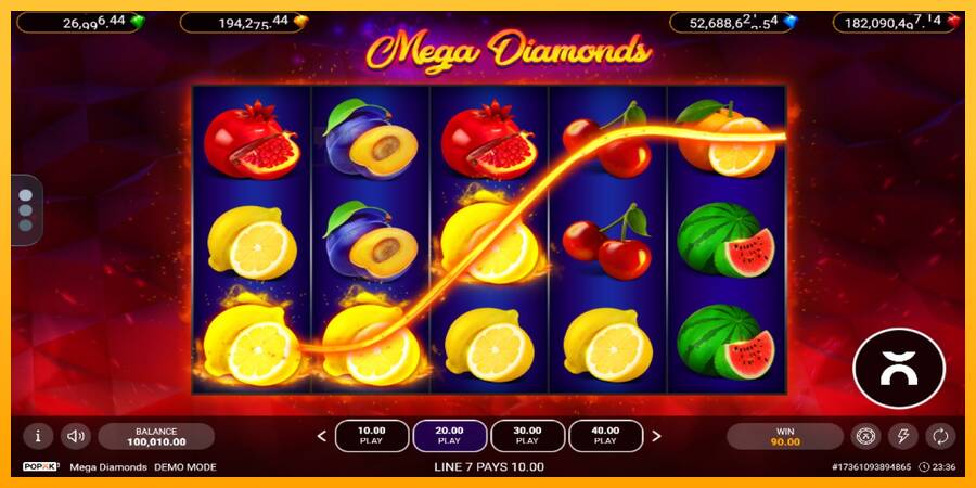 Mega Diamonds automat për para të vërteta, foto 3