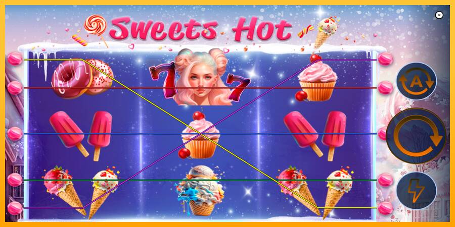 Sweets Hot automat për para të vërteta, foto 2