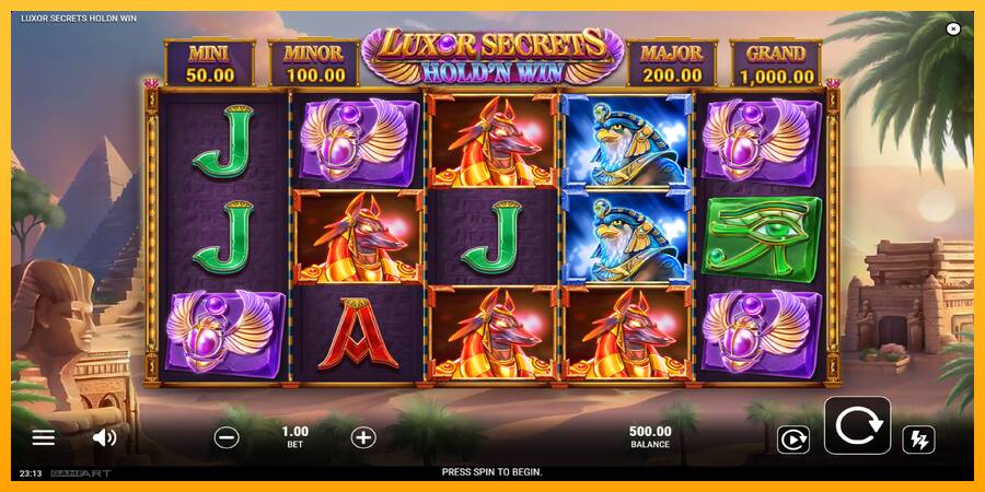 Luxor Secrets Holdn Win automat për para të vërteta, foto 2