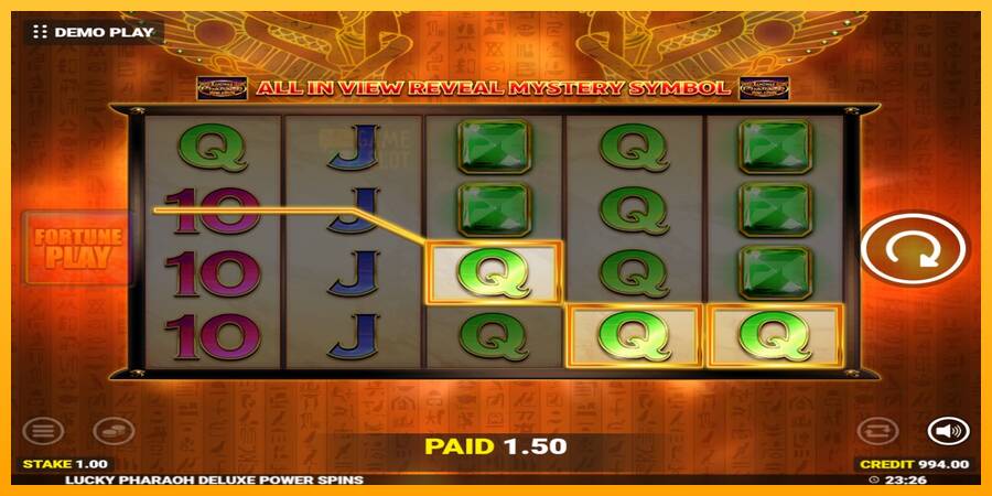 Lucky Pharaoh Deluxe Fortune Play automat për para të vërteta, foto 3