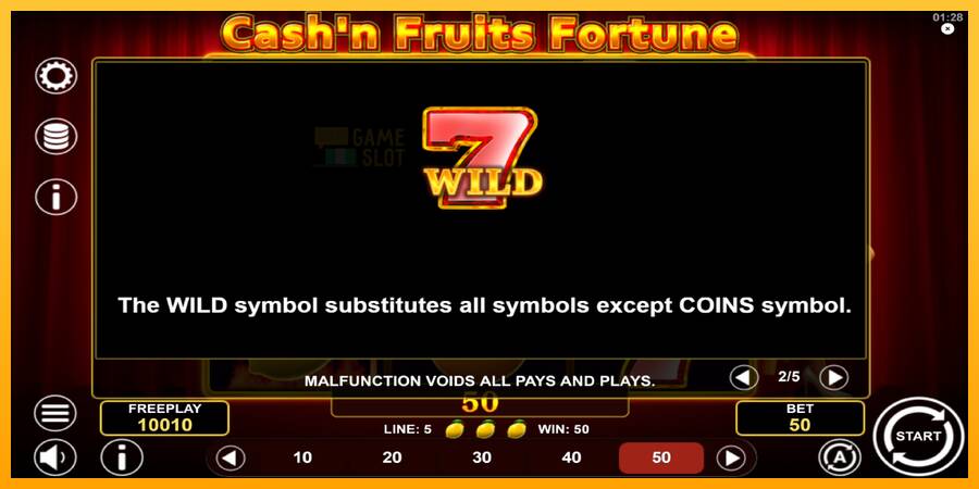 Cashn Fruits Fortune automat për para të vërteta, foto 6