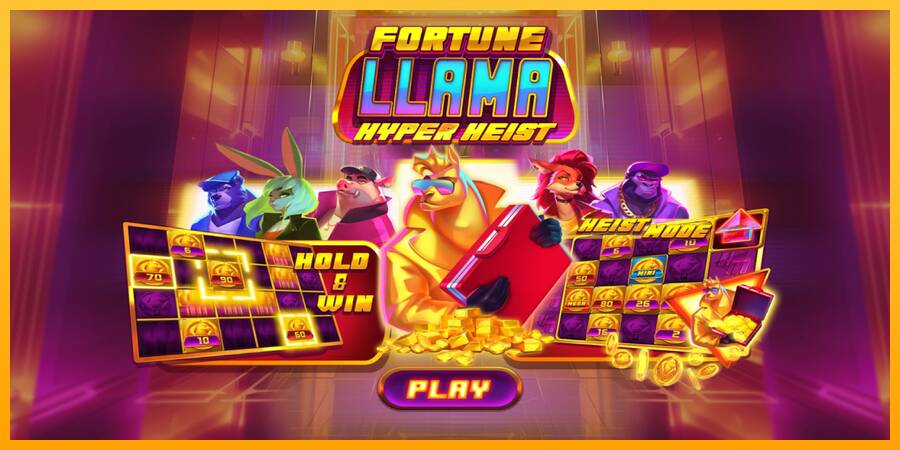 Fortune Llama Hyper Heist automat për para të vërteta, foto 1