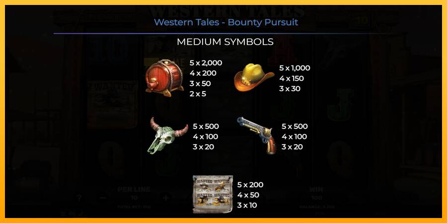 Western Tales - Bounty Pursuit automat për para të vërteta, foto 6