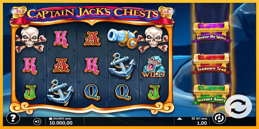 Captain Jacks Chests automat për para të vërteta, foto 1