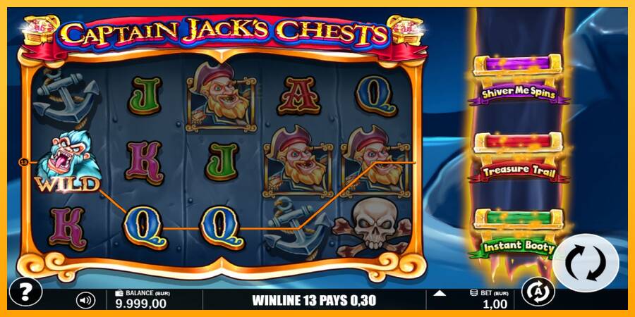 Captain Jacks Chests automat për para të vërteta, foto 3