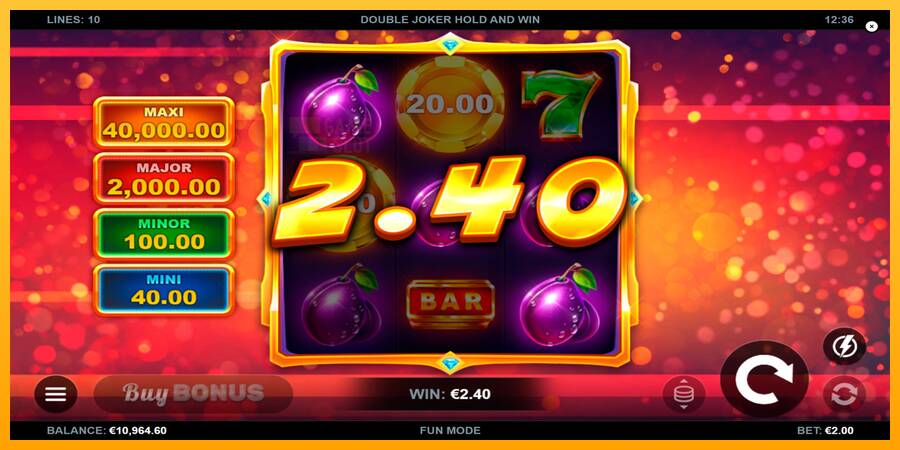 Double Joker Hold and Win automat për para të vërteta, foto 3