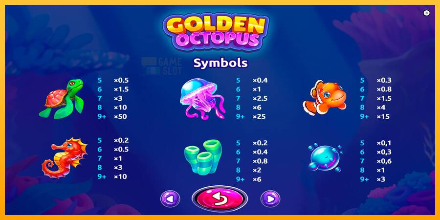 Golden Octopus automat për para të vërteta, foto 6