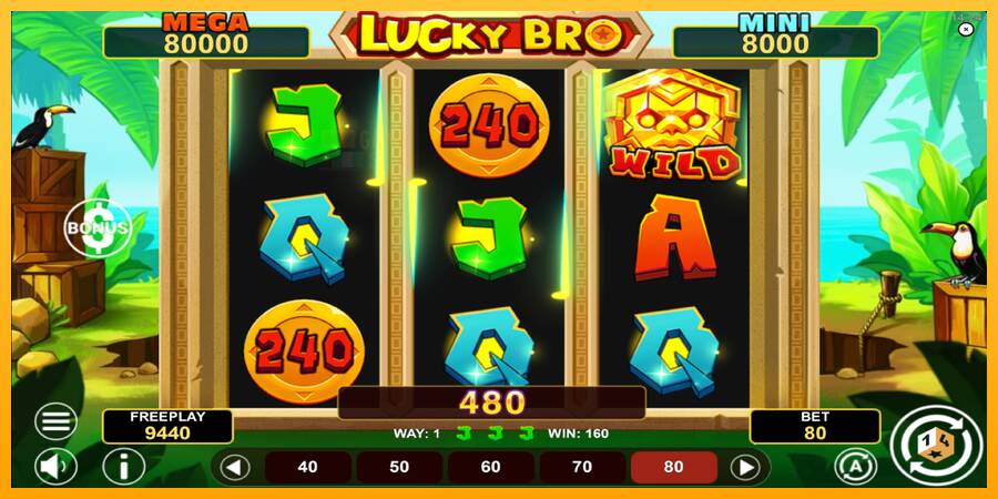 Lucky Bro Hold & Win automat për para të vërteta, foto 3