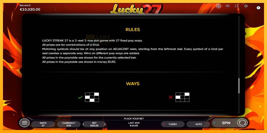 Lucky Streak 27 automat për para të vërteta, foto 7