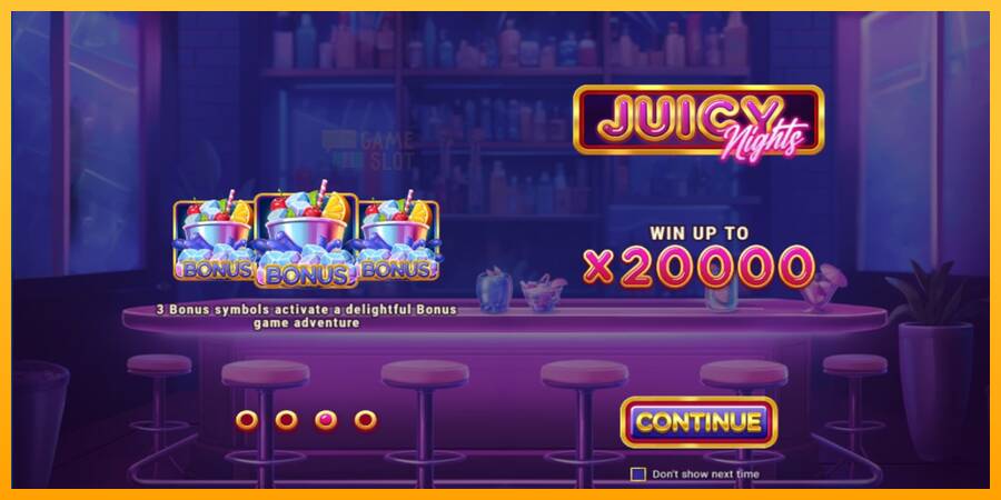 Juicy Nights automat për para të vërteta, foto 1