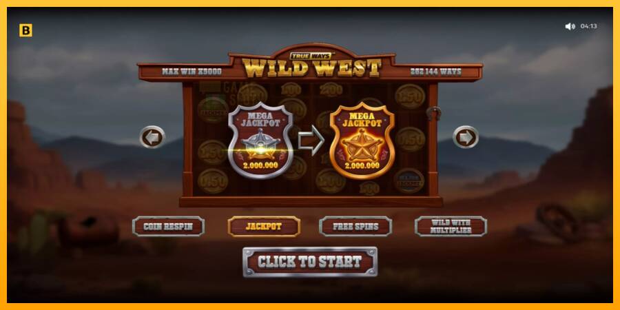 Wild West Trueways automat për para të vërteta, foto 1