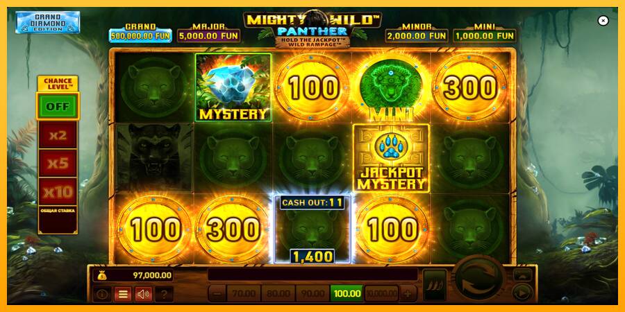 Mighty Wild: Panther Grand Diamond Edition automat për para të vërteta, foto 3