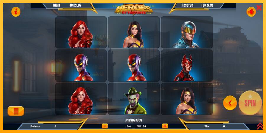 Heroes of Fortune automat për para të vërteta, foto 2