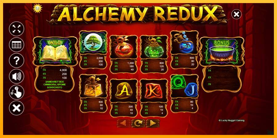 Alchemy Redux automat për para të vërteta, foto 6