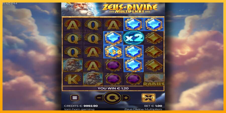 Zeus Divine Multipliers automat për para të vërteta, foto 3