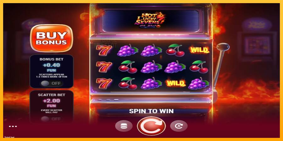 Hot Lucky Sevens Claw automat për para të vërteta, foto 1