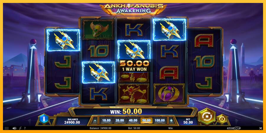 Ankh of Anubis Awakening automat për para të vërteta, foto 3