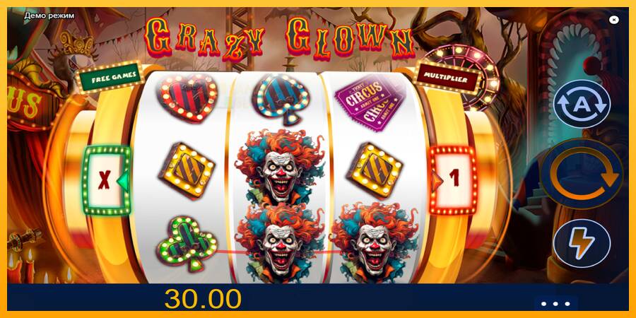 Crazy Clown automat për para të vërteta, foto 4